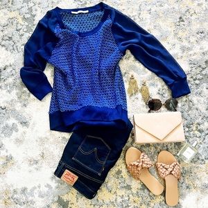 Blue Gibson Sweater